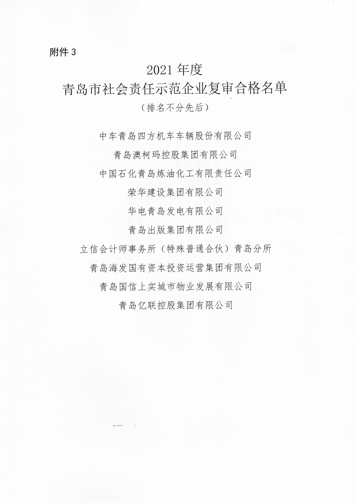 關于公布2015年度、2018年度和2021年度青島市社會責任示范企業(yè)復審合格名單通知_03.png